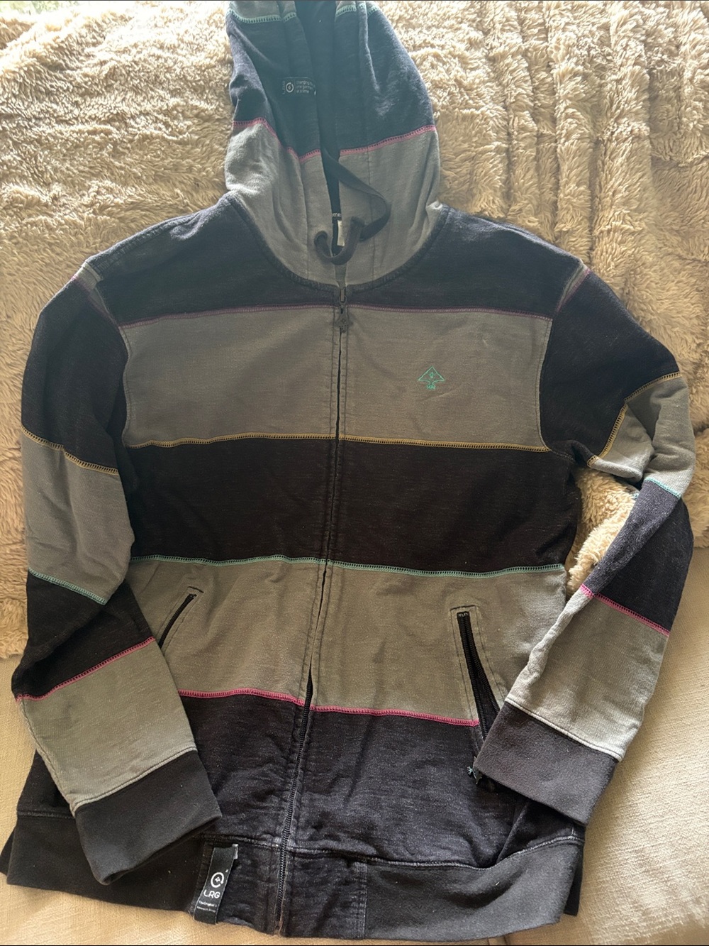 LRG Zipper Hoodie size L